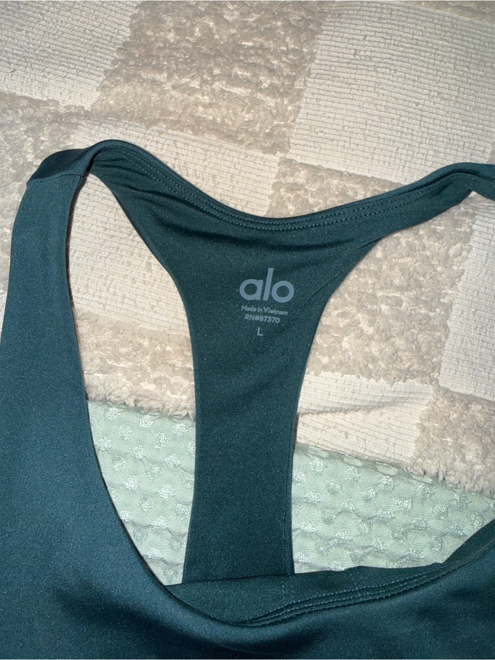 Alo Yoga Airlift Fly Dress - Midnight Green size L - Picture 4 of 5